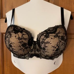 Victoria Secret Dream Angel Black Lace 38DDD